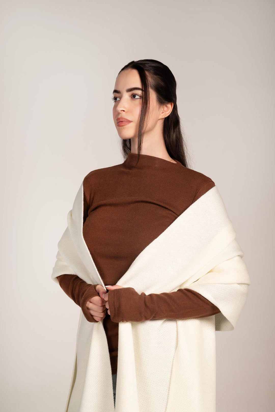 The Dreamy Shawl In Off White