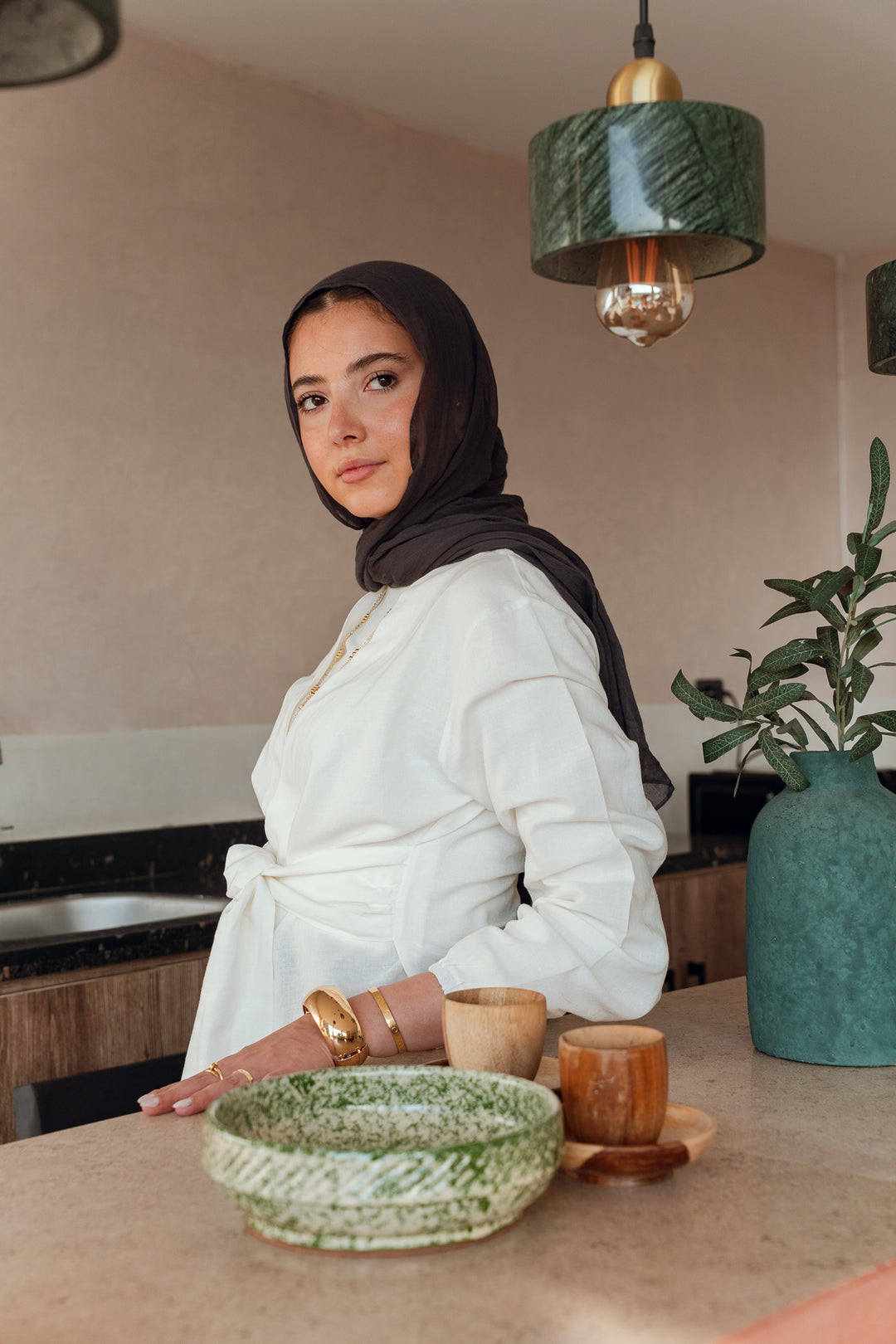 Palmer blouse in off-white