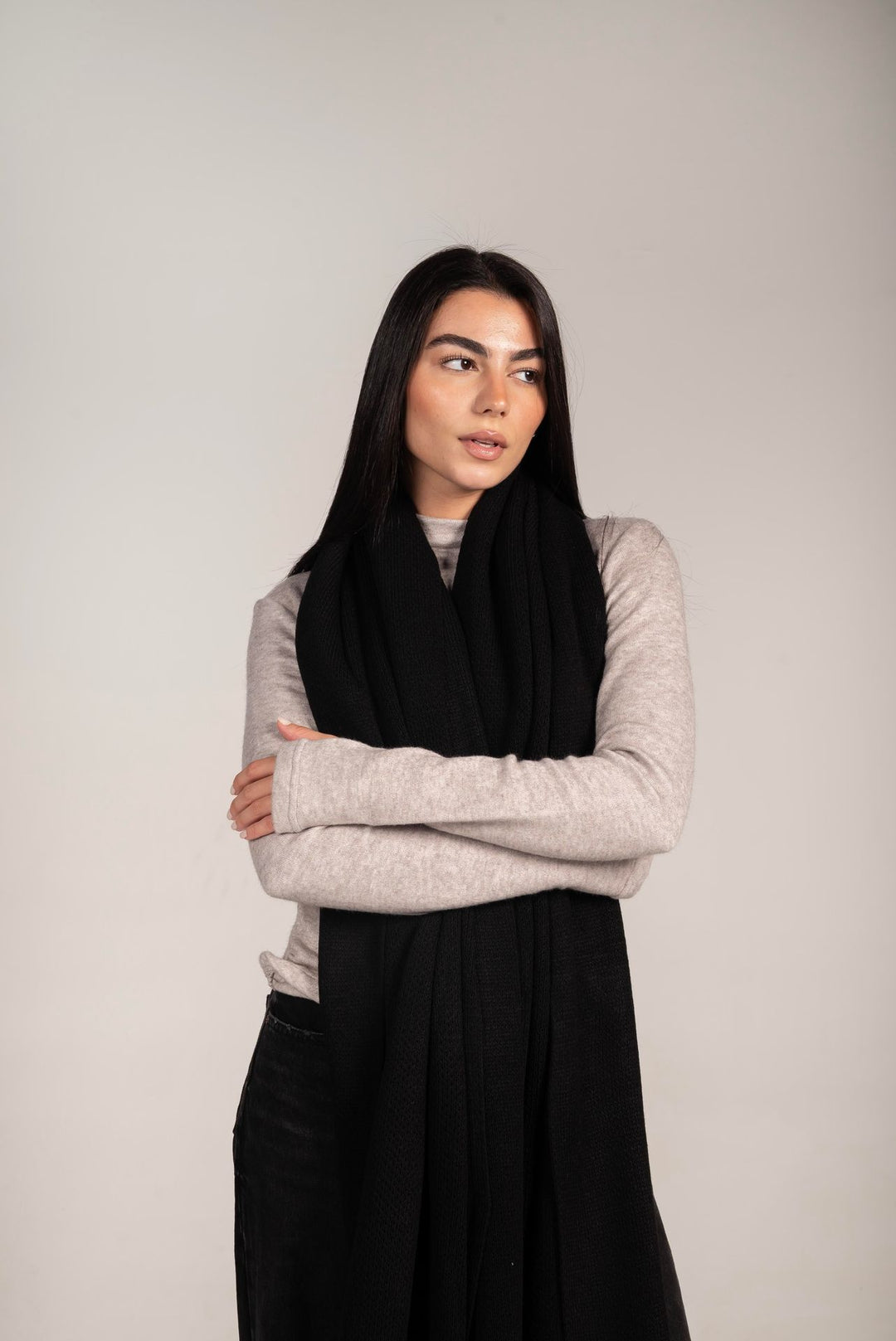 The Dreamy Shawl In Black