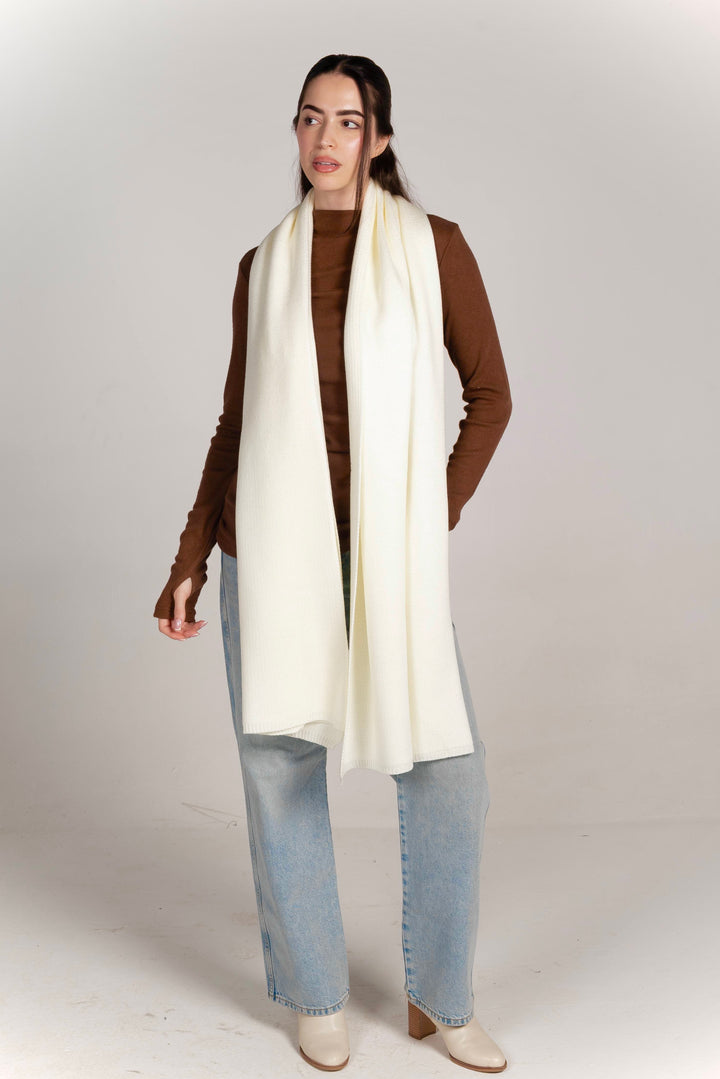 The Dreamy Shawl In Off White