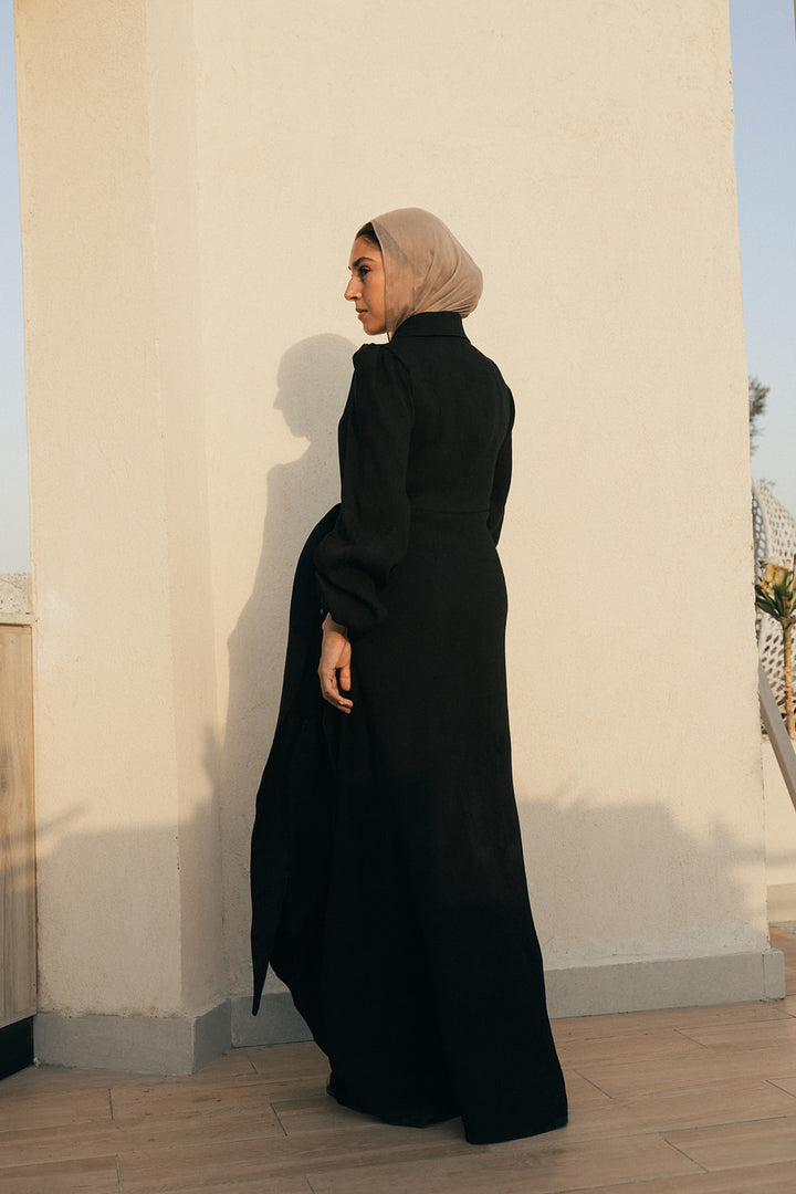 Serena-Air dress in black