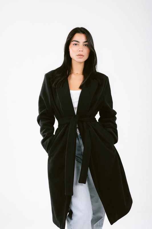 The perfect coat in black