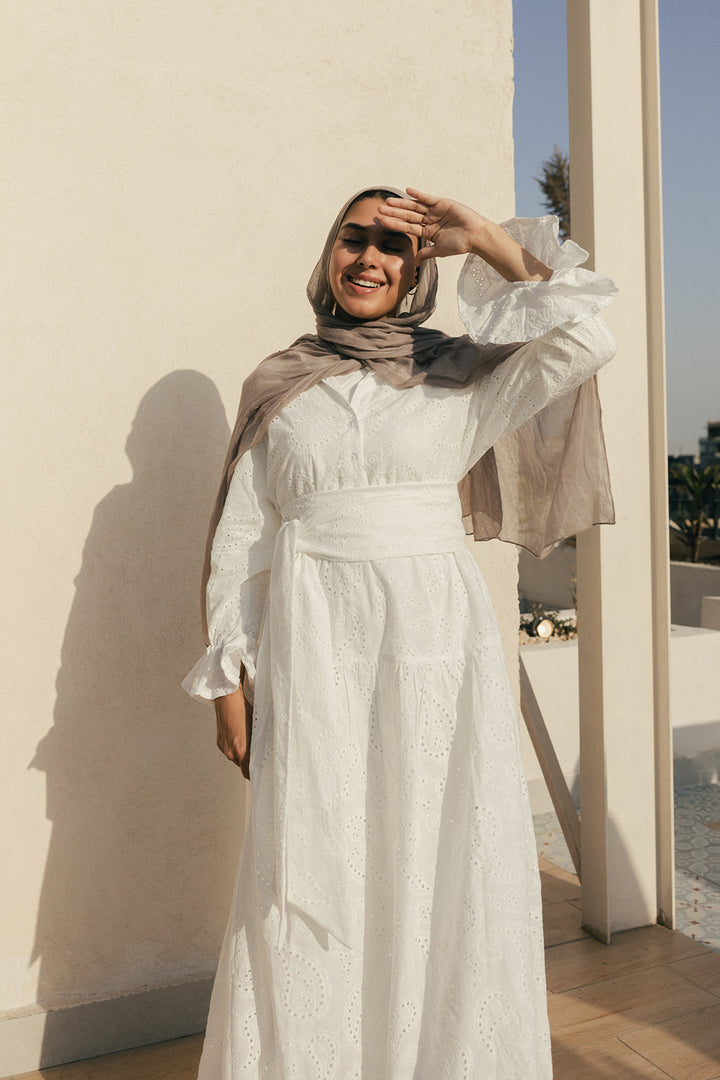 Aria Embroidered Dress