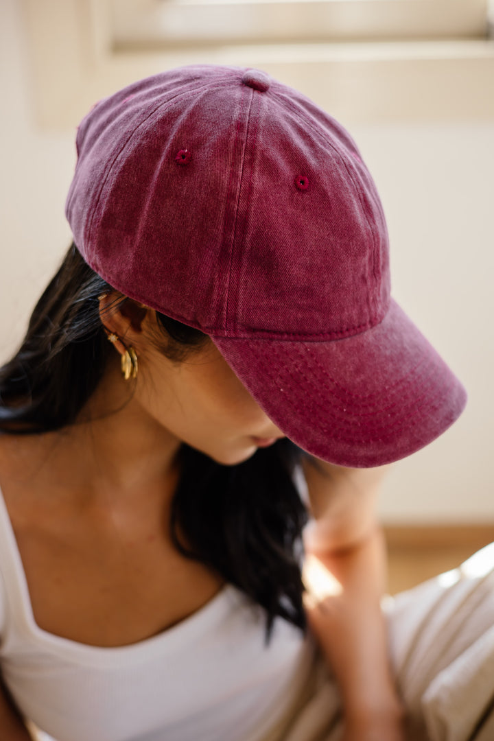 The Coolest Cap In Wine-Red