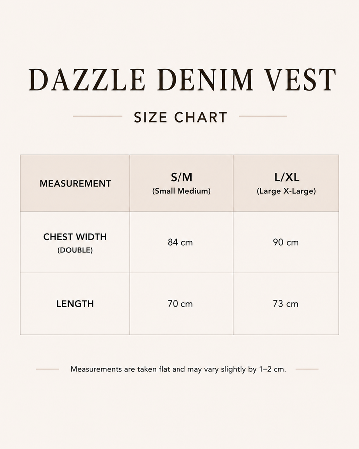 Dazzle Denim Vest In Blue