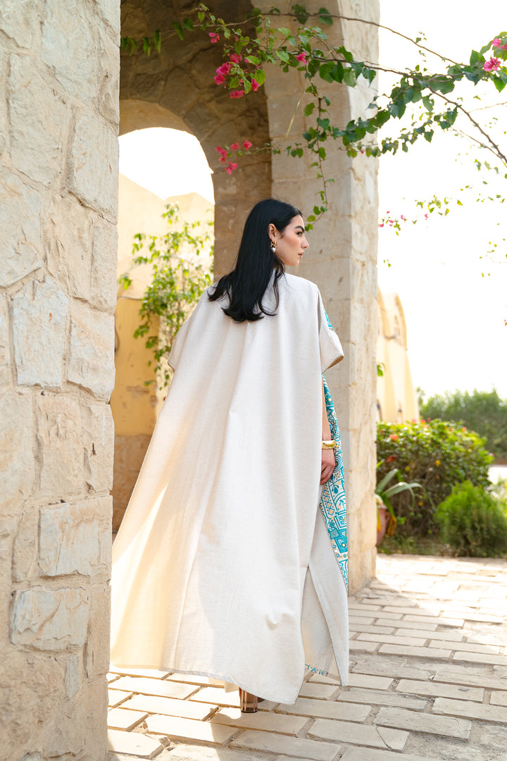 The Turquoise Glow kaftan