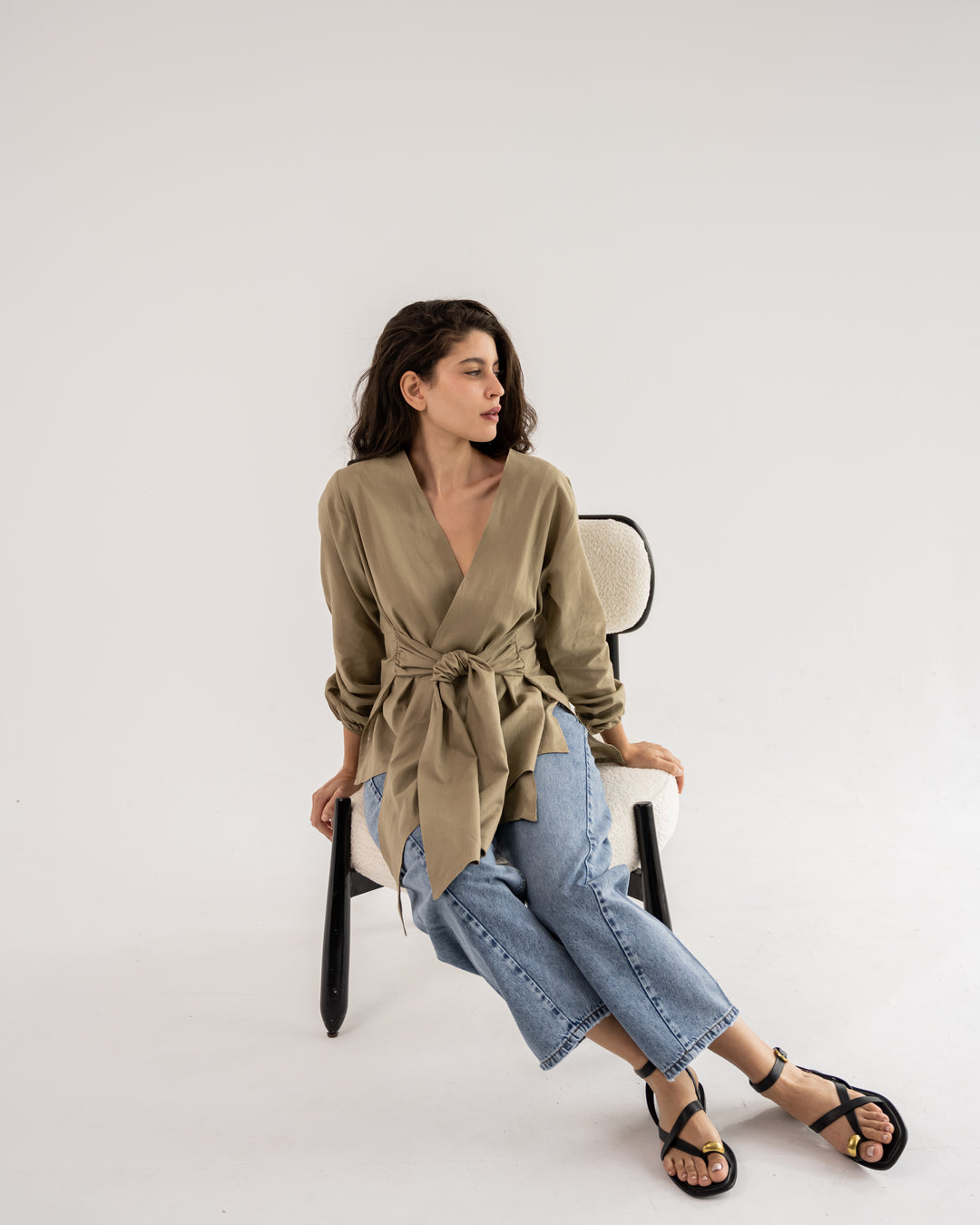 Palmer Blouse In Cafe