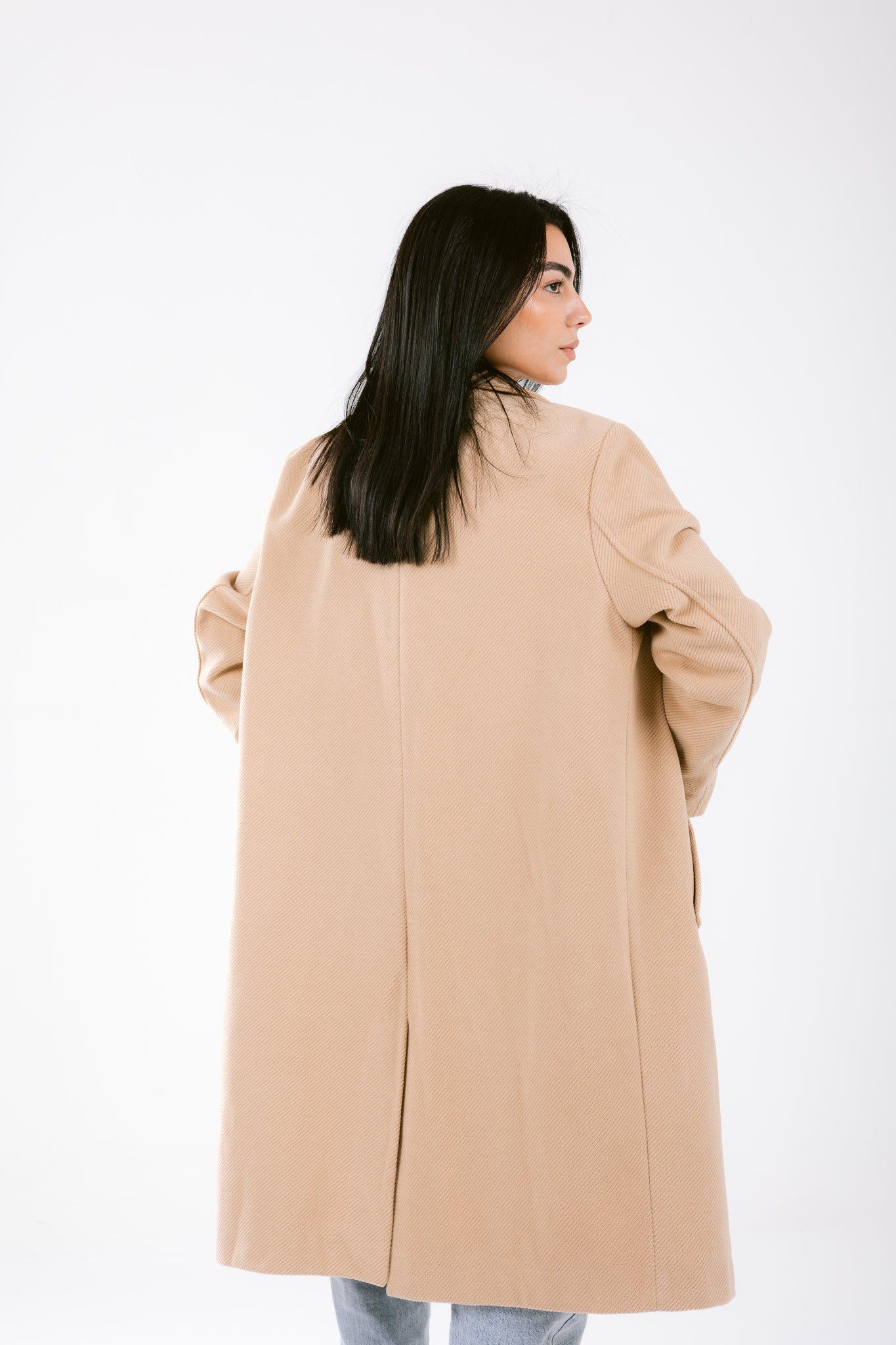 The perfect coat in beige