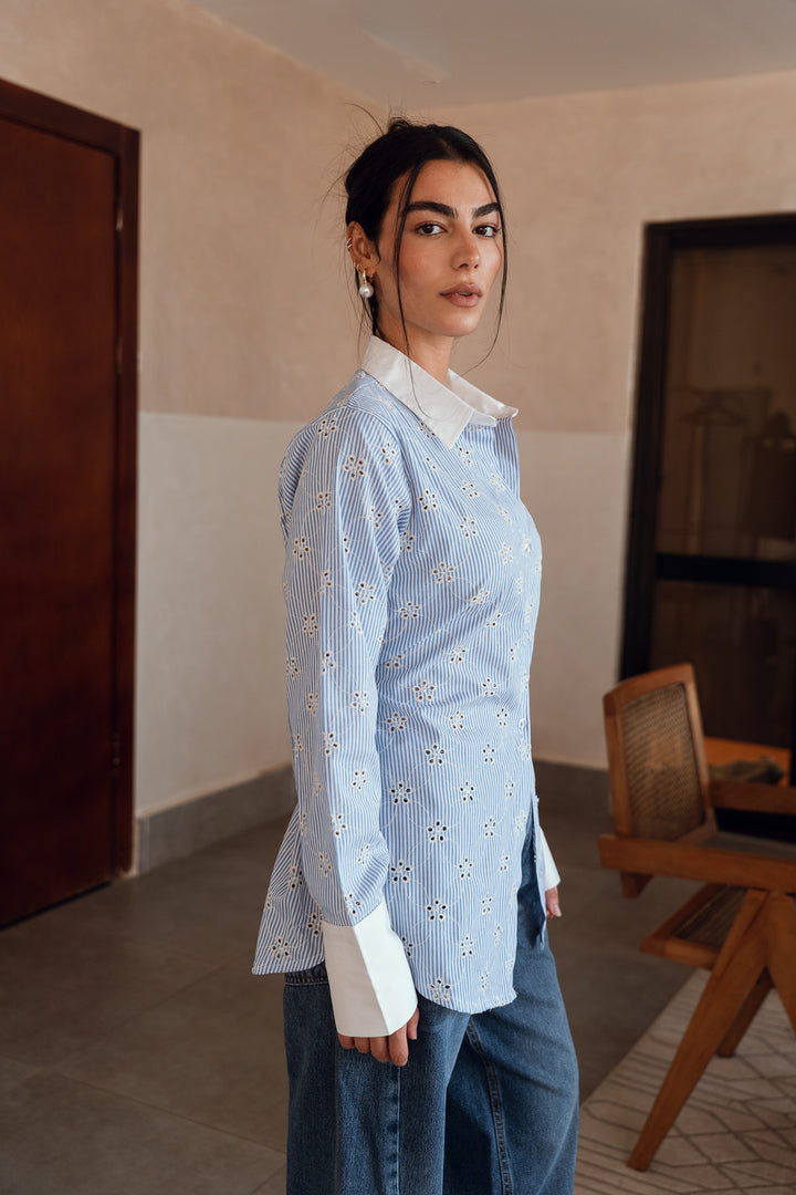 Embroidered Tailored Shirt
