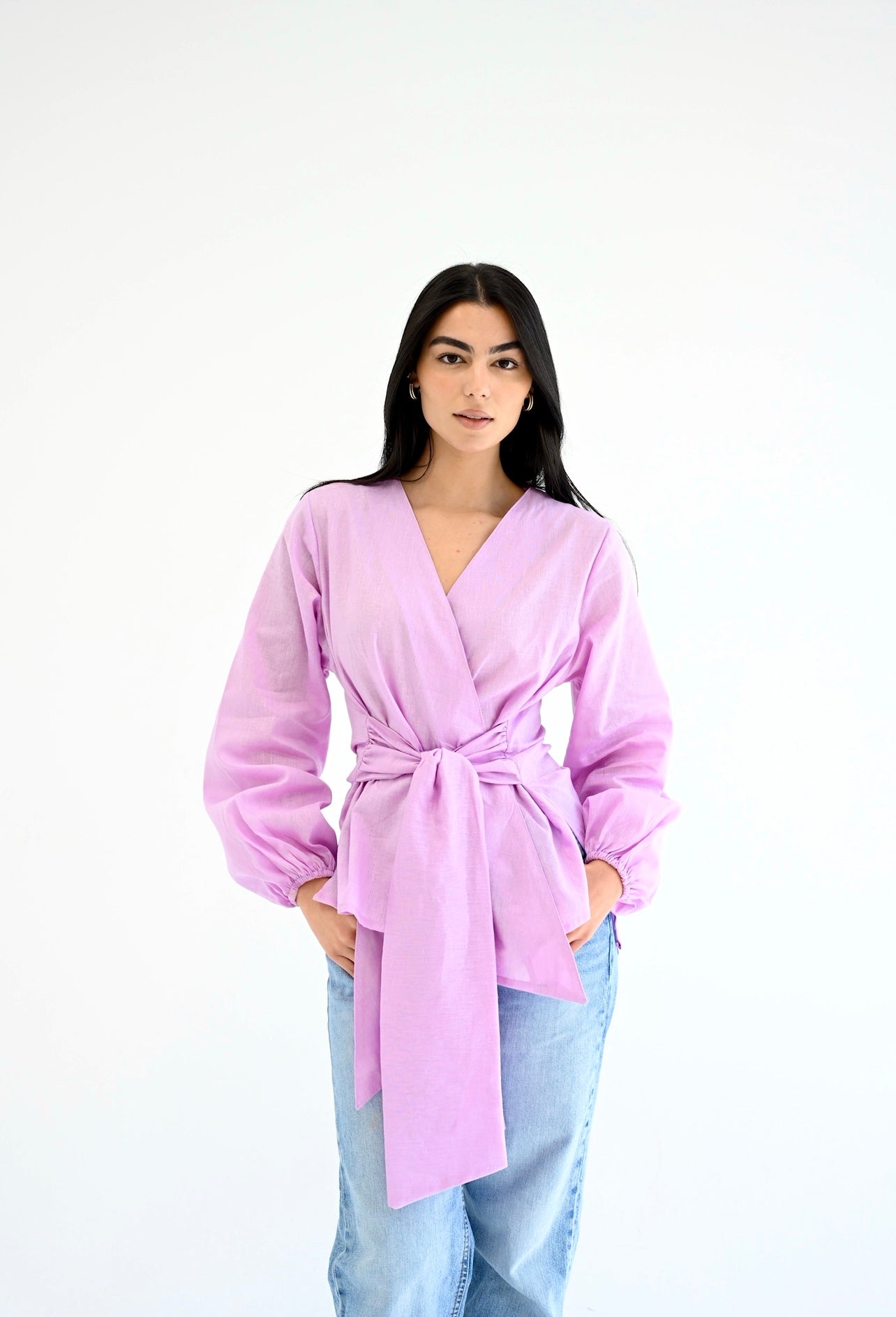 Palmer blouse in lilac