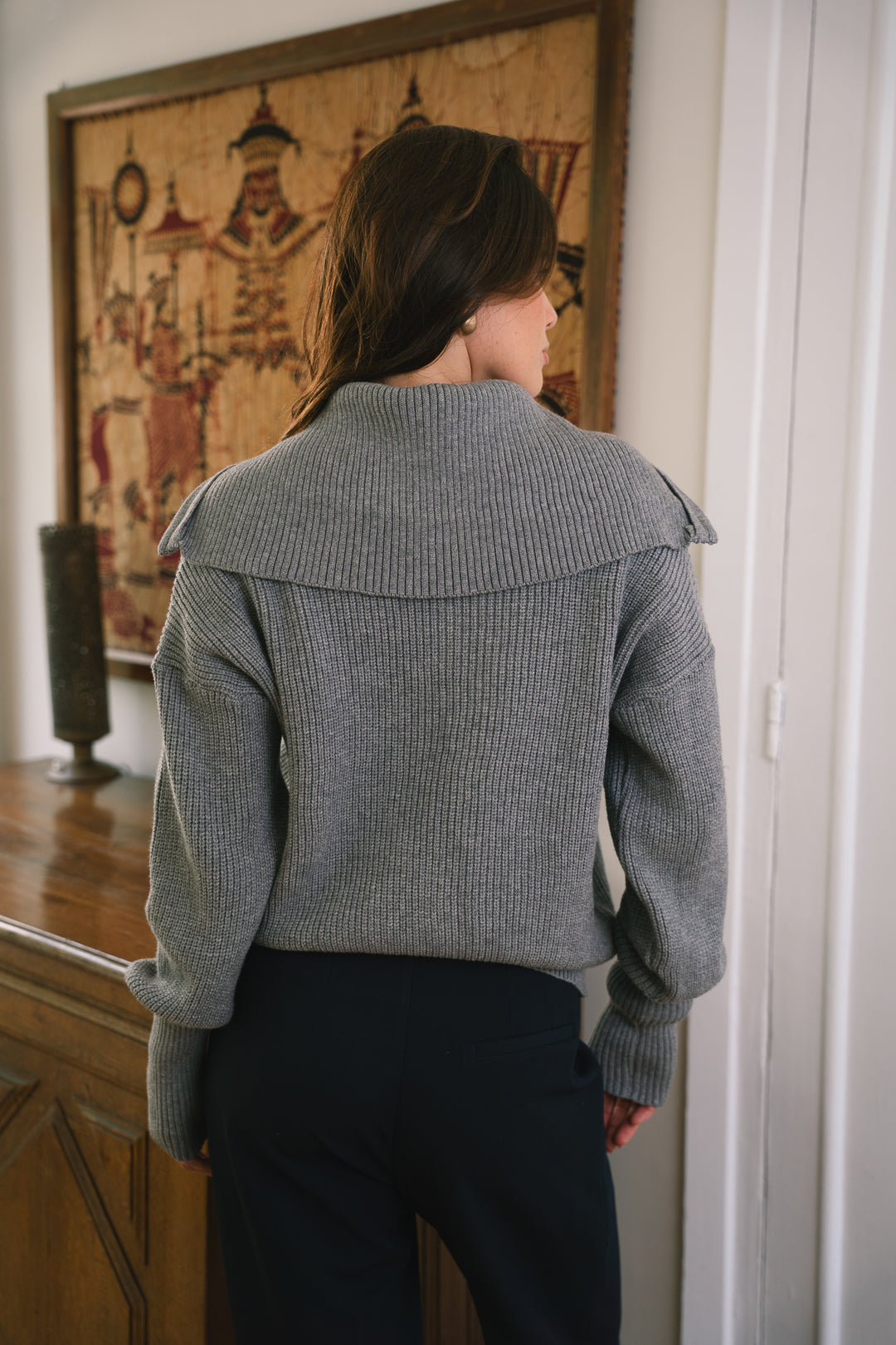 Premium Chunky Knit Jumper – grey
