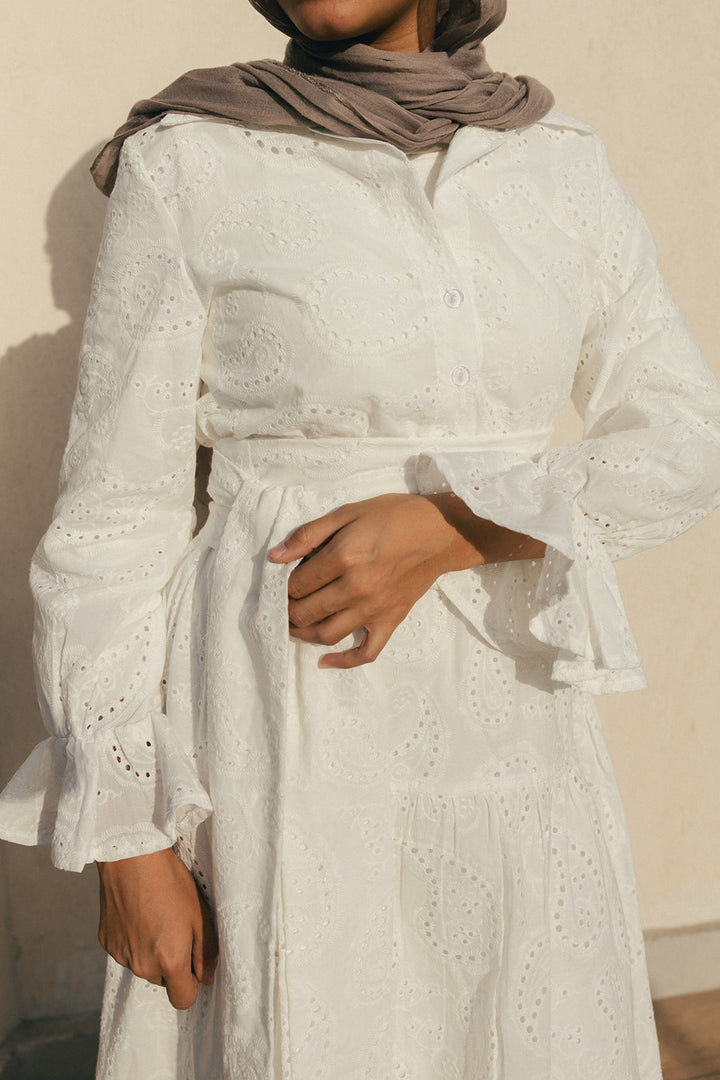 Aria Embroidered Dress