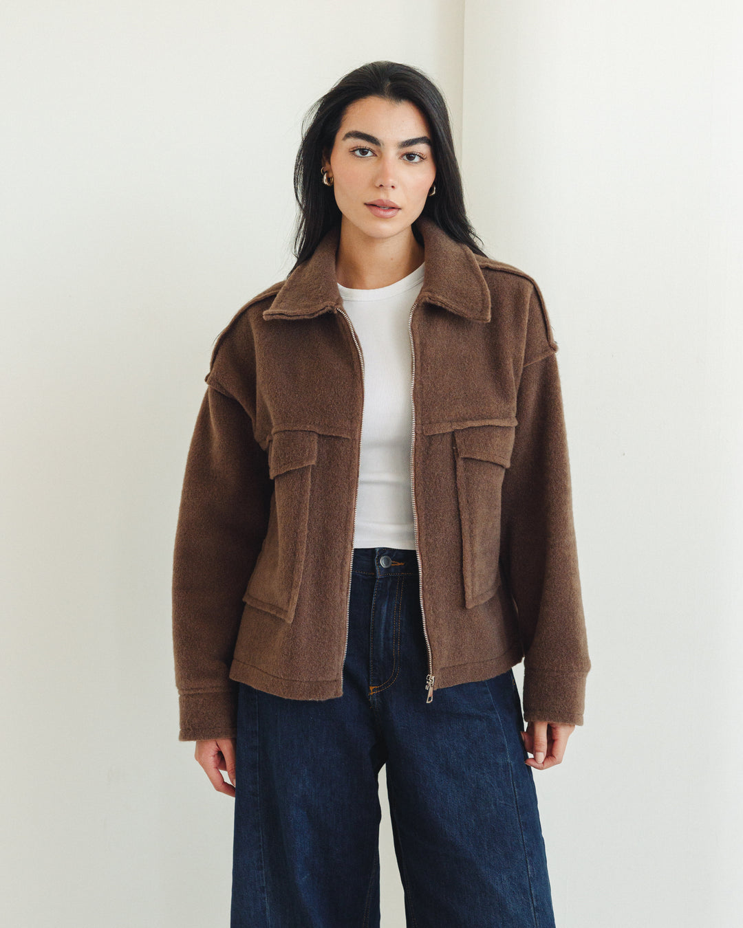 Teddy Jacket in Chocolate