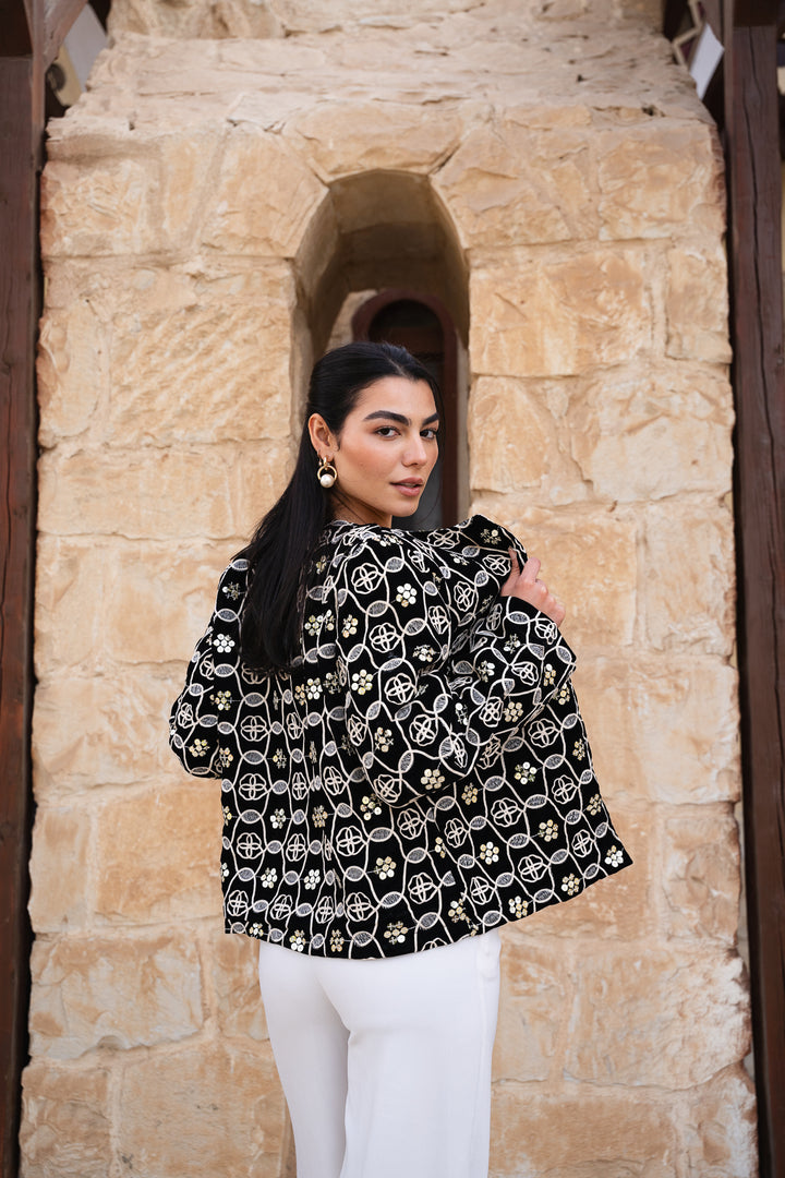 Soft power vevet blazer