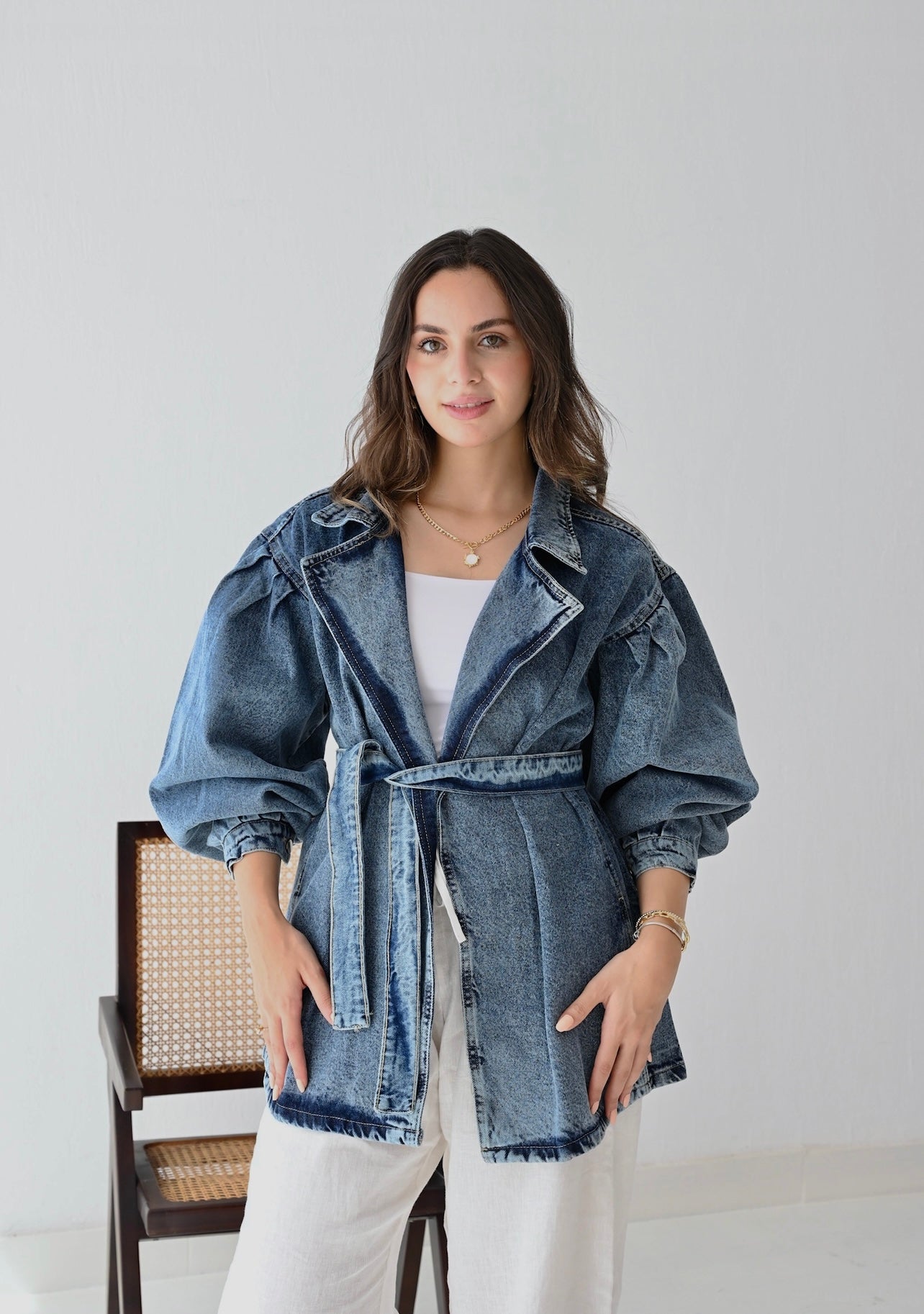 Blue denim jacket