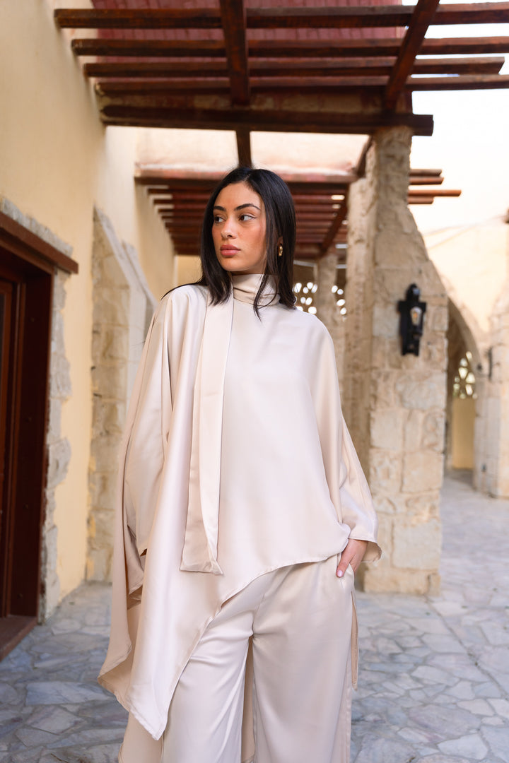 The Signature Tie Set In Beige