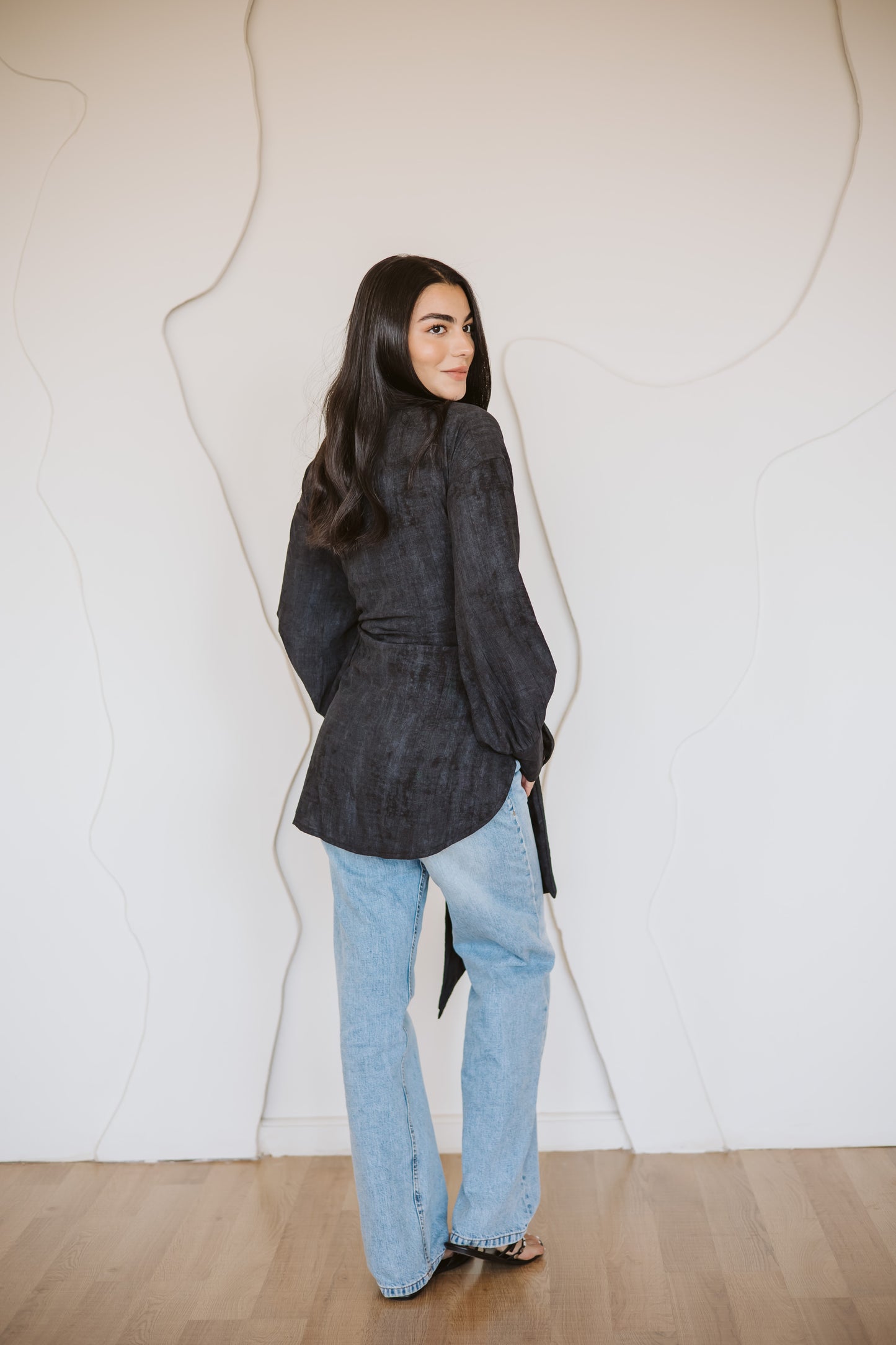 Sienna shirt in black