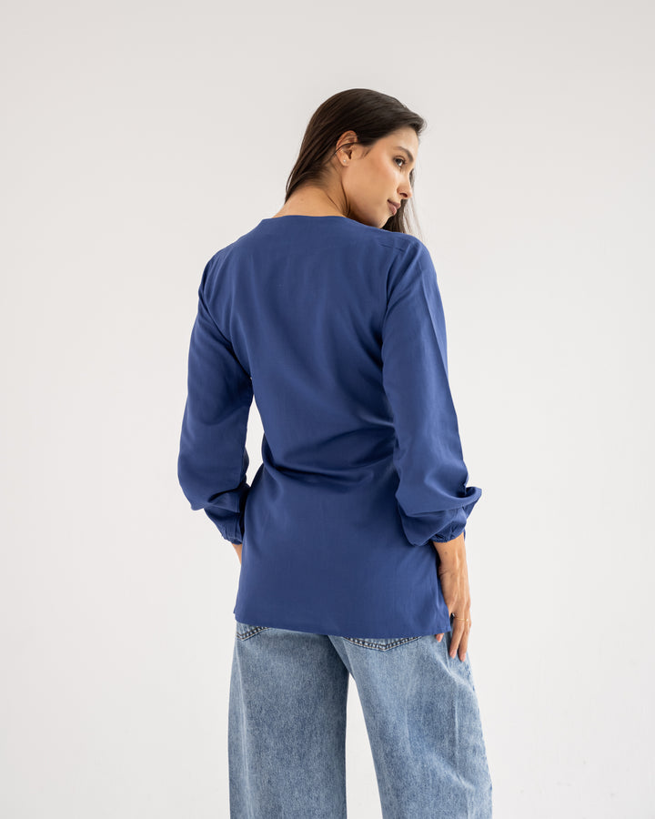 Palmer Blouse In Navy