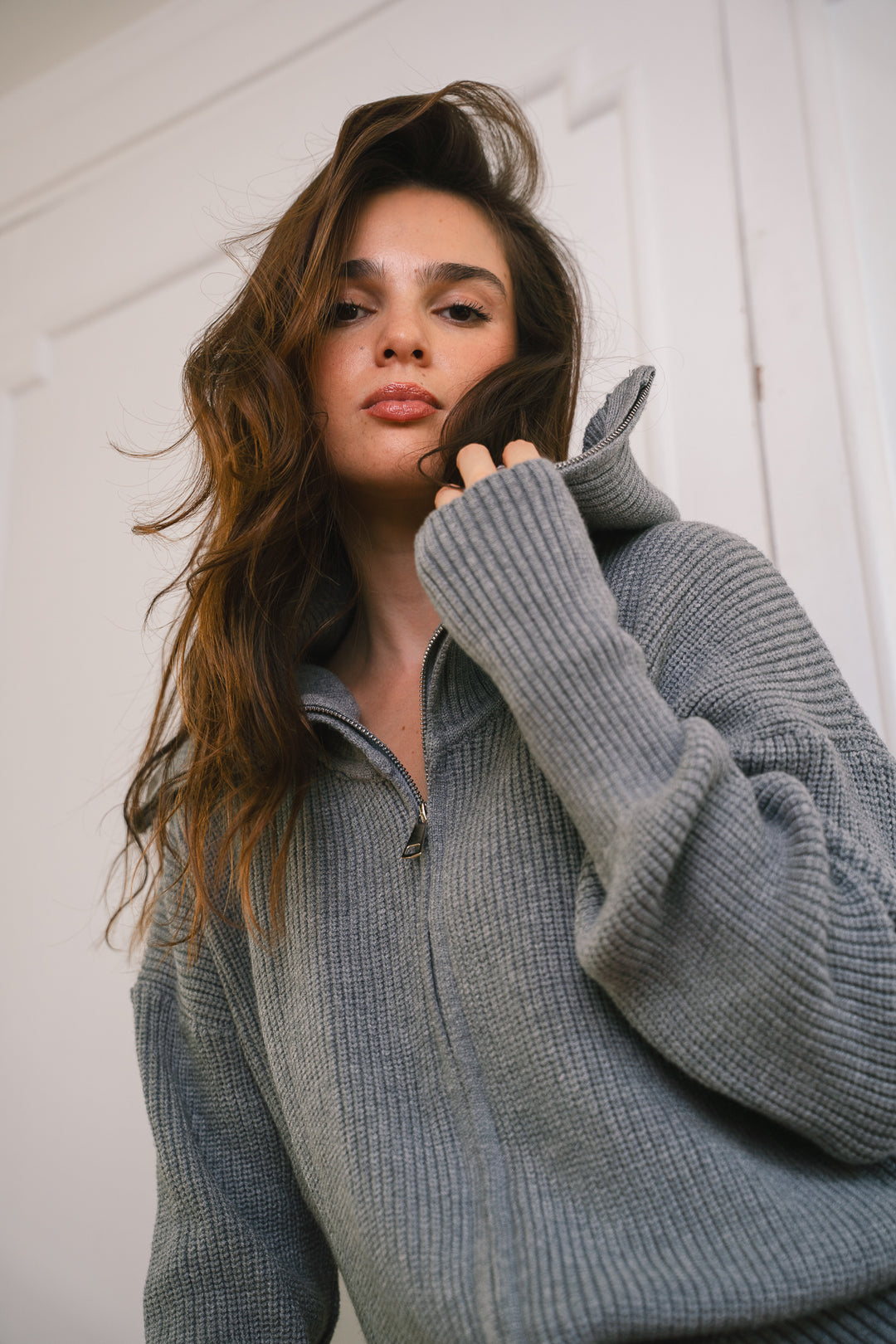 Premium Chunky Knit Jumper – grey