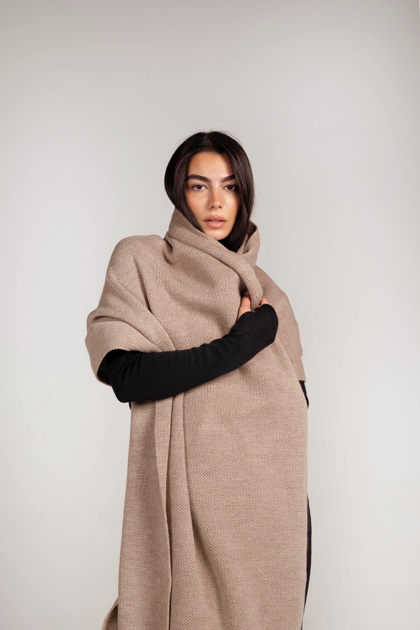 The Dreamy Shawl In Greige