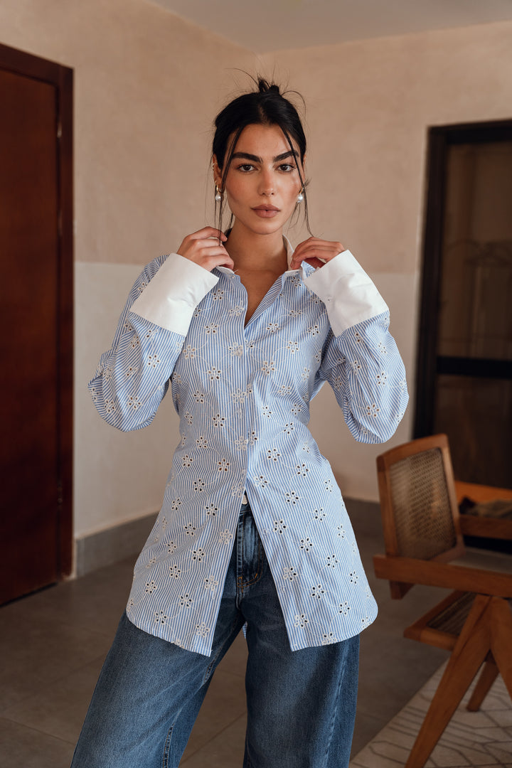 Embroidered Tailored Shirt