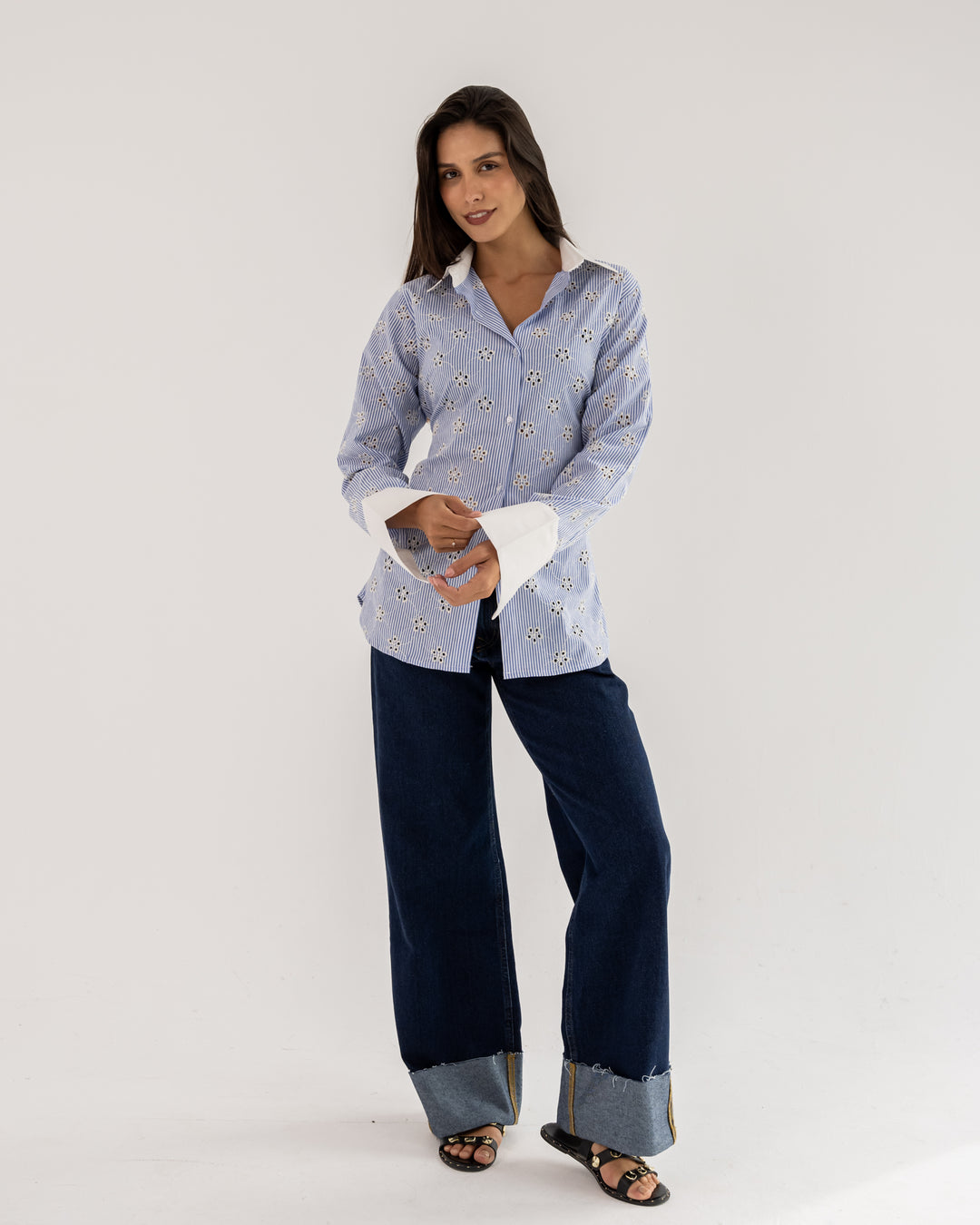 Embroidered Tailored Shirt