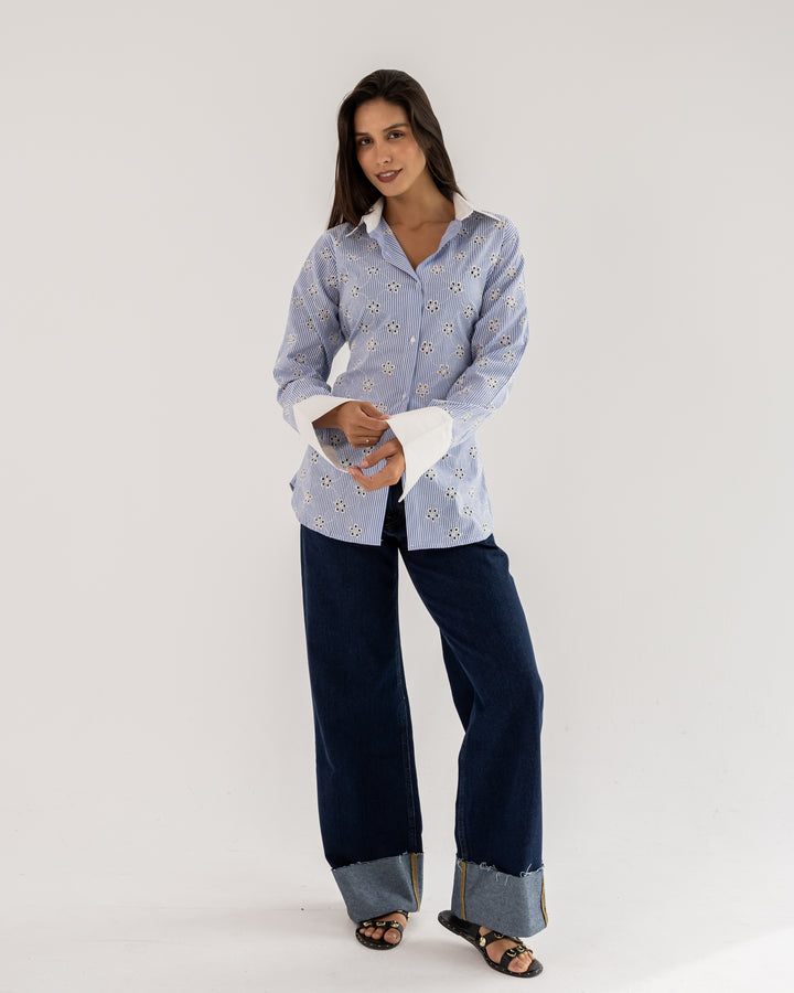 Embroidered Tailored Shirt