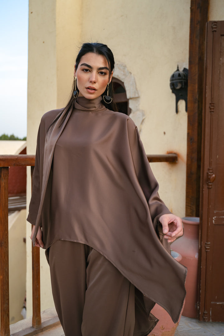 The Signature Tie Set In Chocolate-Brown