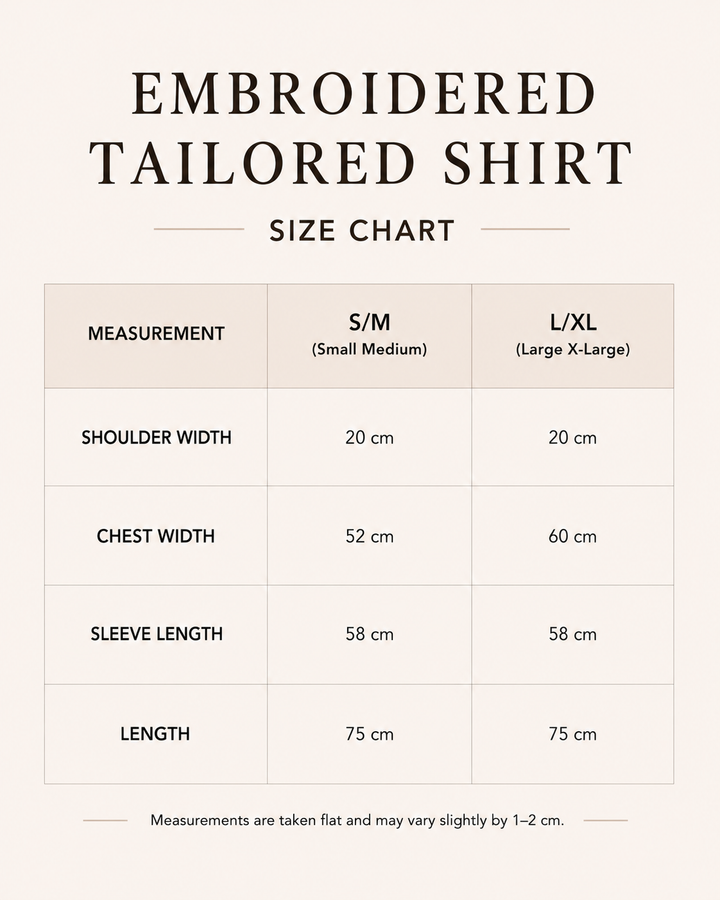 Embroidered Tailored Shirt