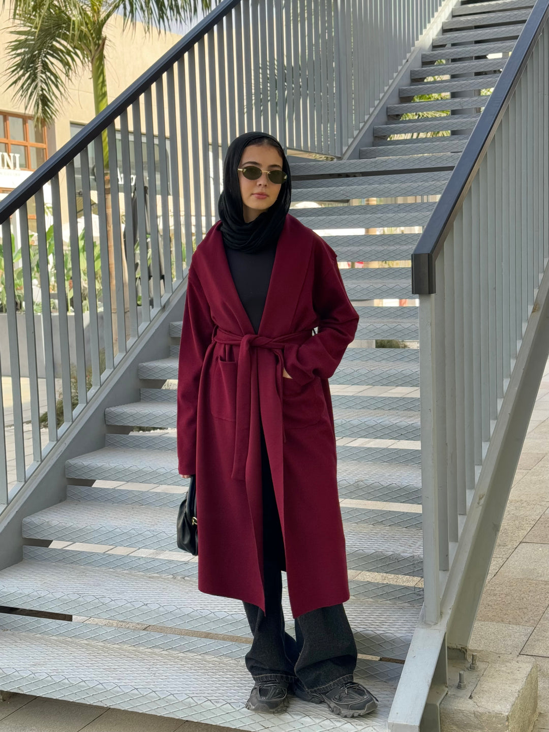 Timeless Burgundy Coat