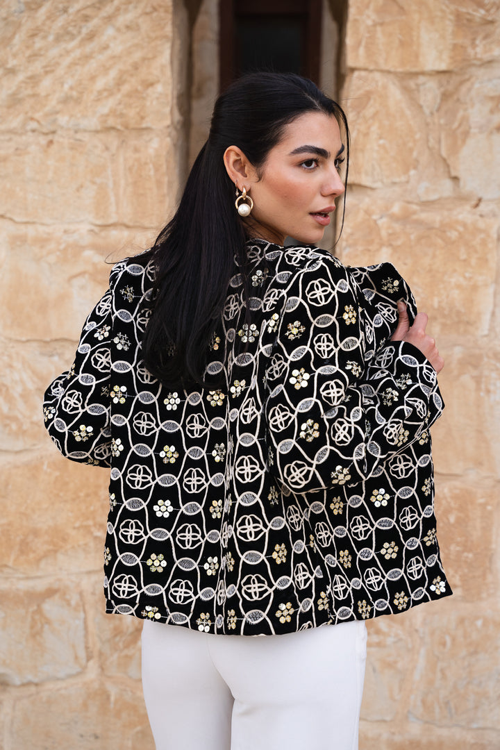 Soft power vevet blazer