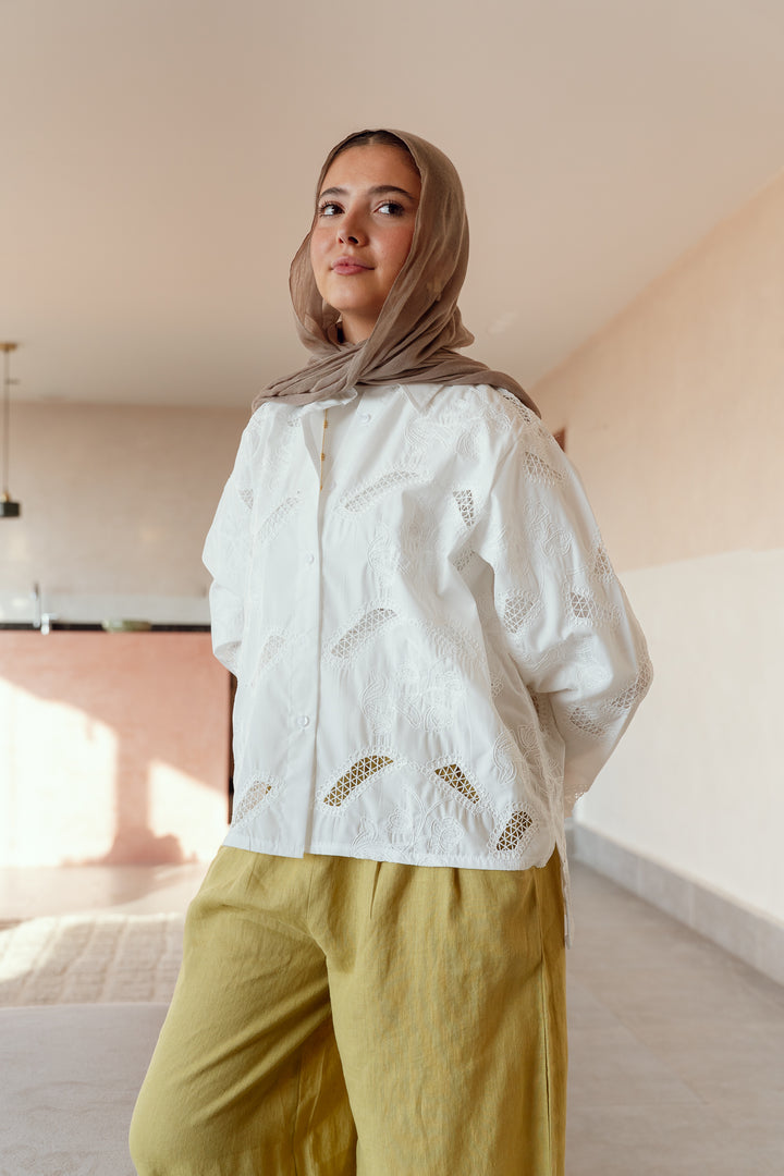 Lilly embroiled shirt