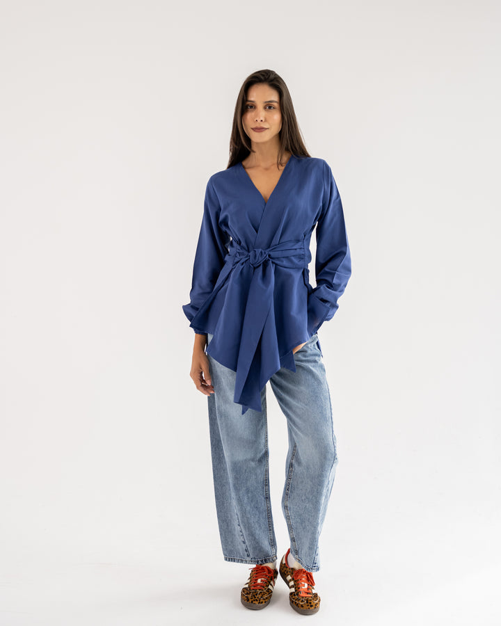 Palmer Blouse In Navy