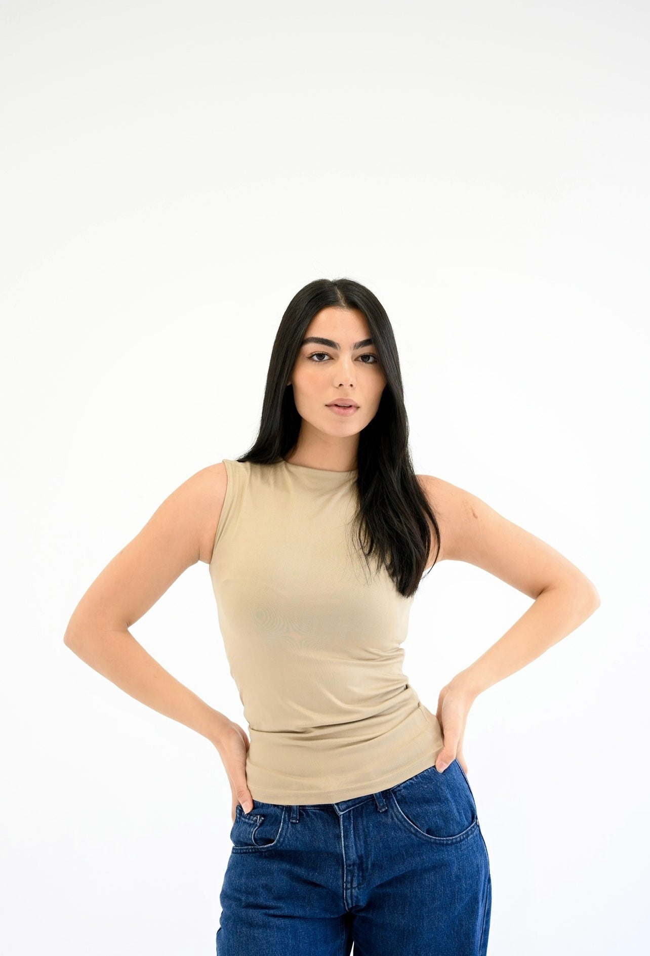 The Essential Tank In Beige