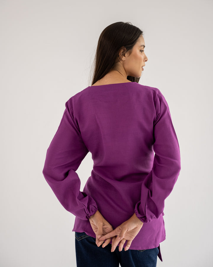 Palmer Blouse In Purple