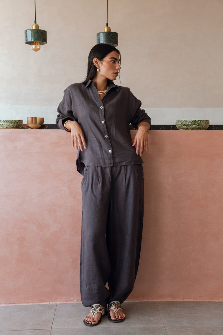 Ease Balloon Pants In Grey