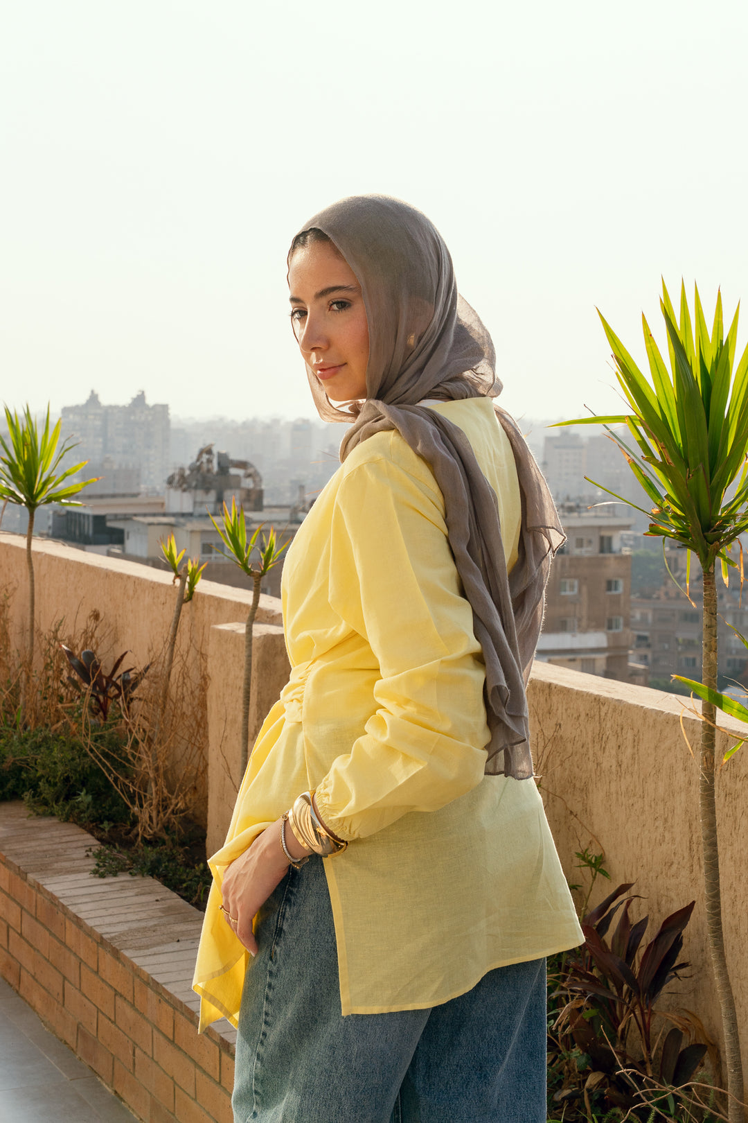 Palmer blouse in yellow