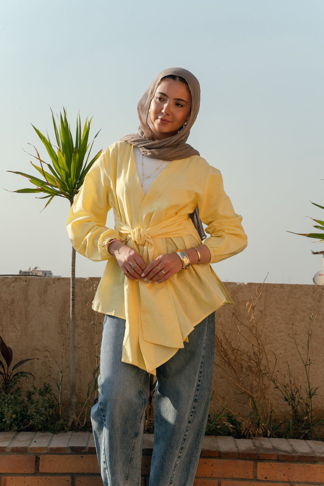 Palmer blouse in yellow