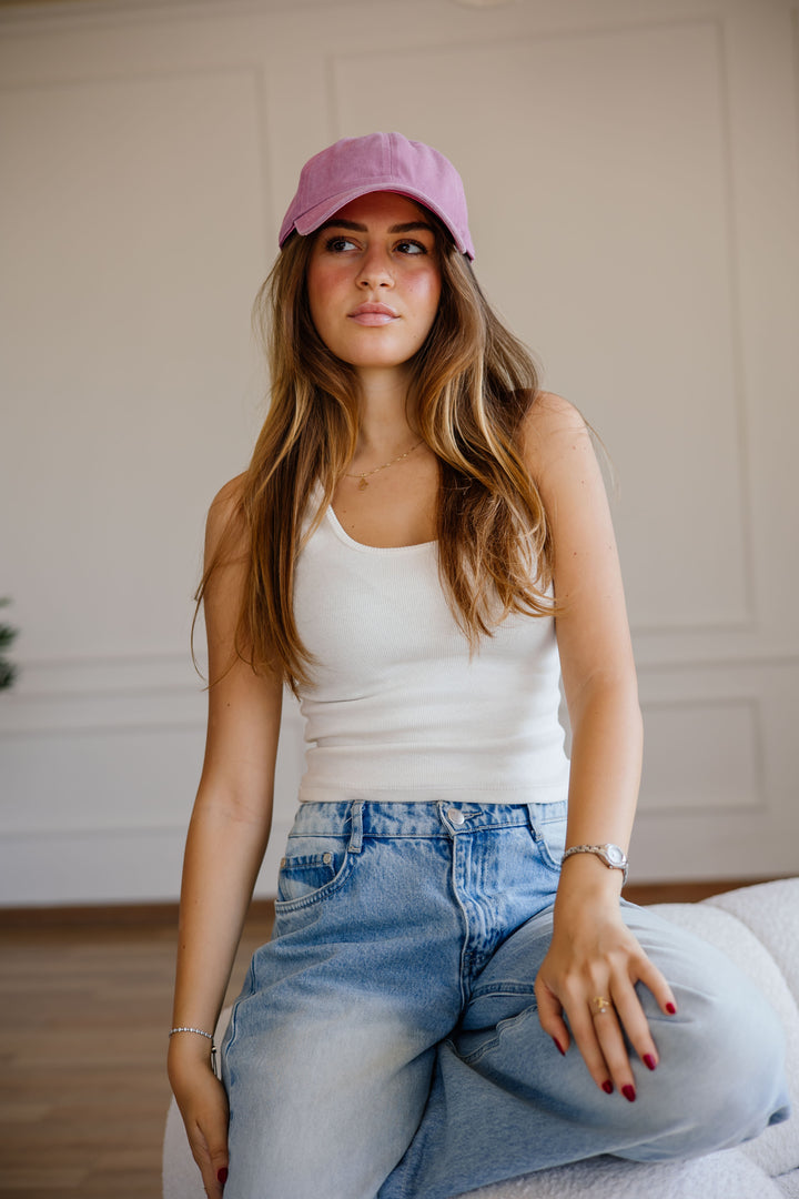 The Coolest Cap In Pinkish-Purple