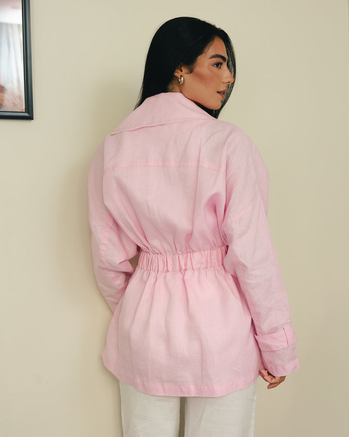 Raw cardigan in pink