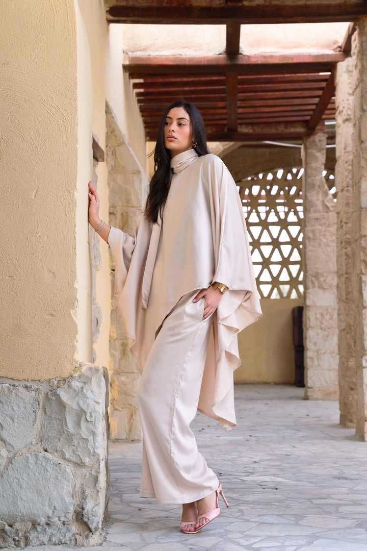 The Signature Tie Set In Beige