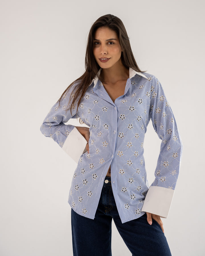 Embroidered Tailored Shirt