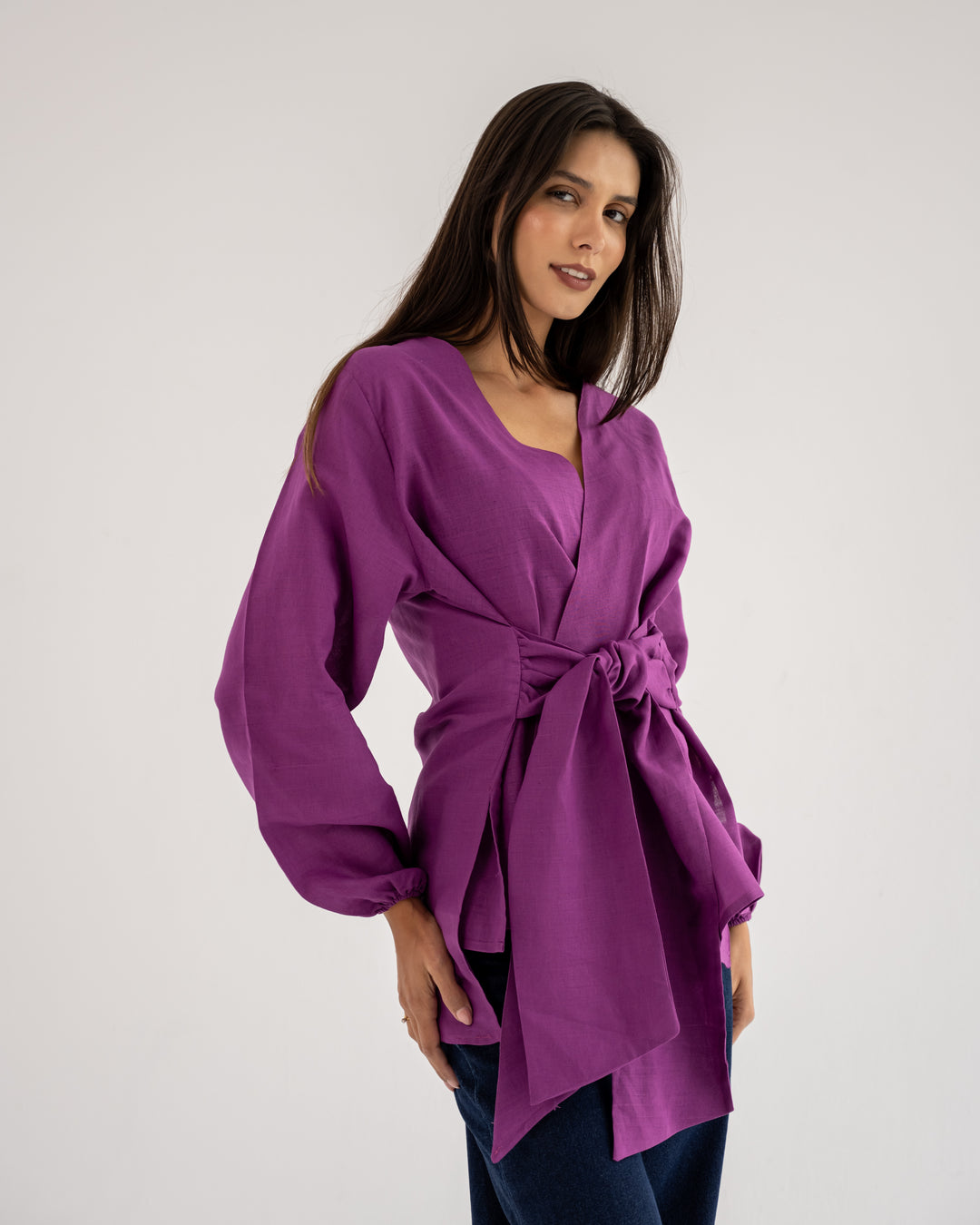 Palmer Blouse In Purple