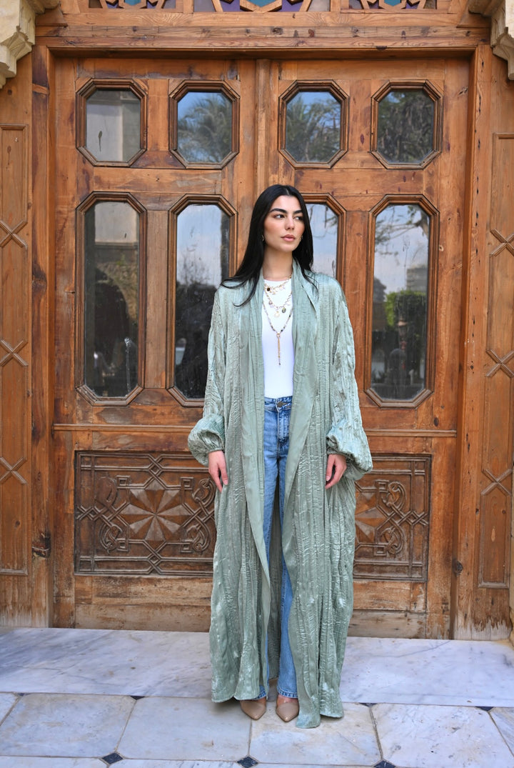 Khayal cardigan in mint green