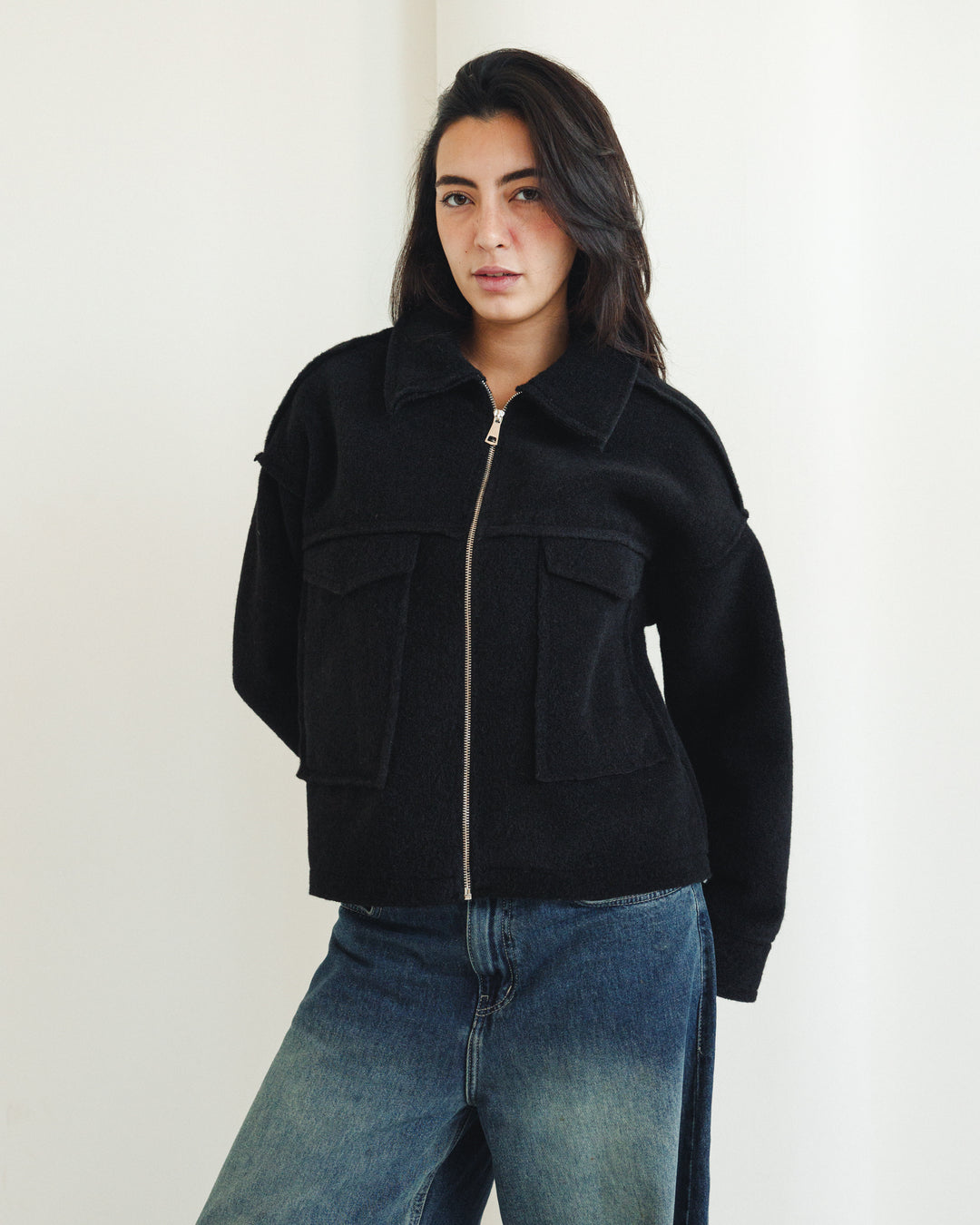 Teddy Jacket in Black