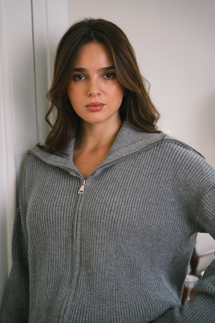 Premium Chunky Knit Jumper – grey