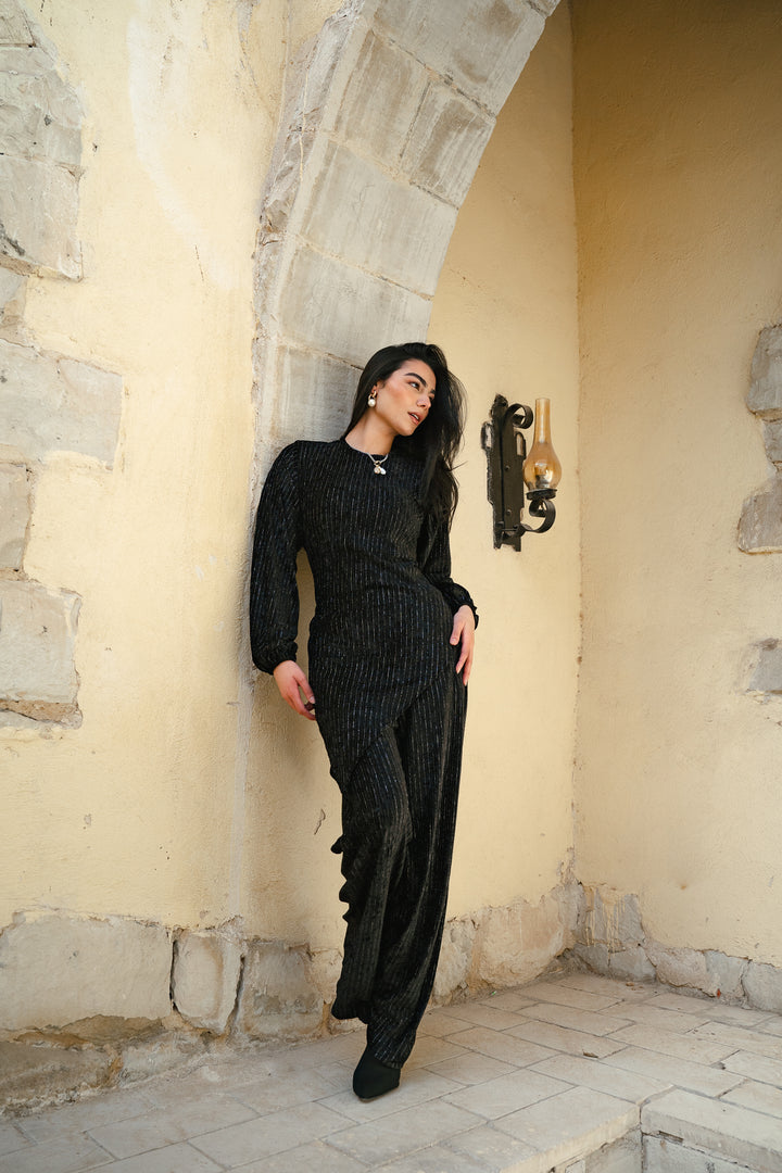 STAR LIGHT SET IN black