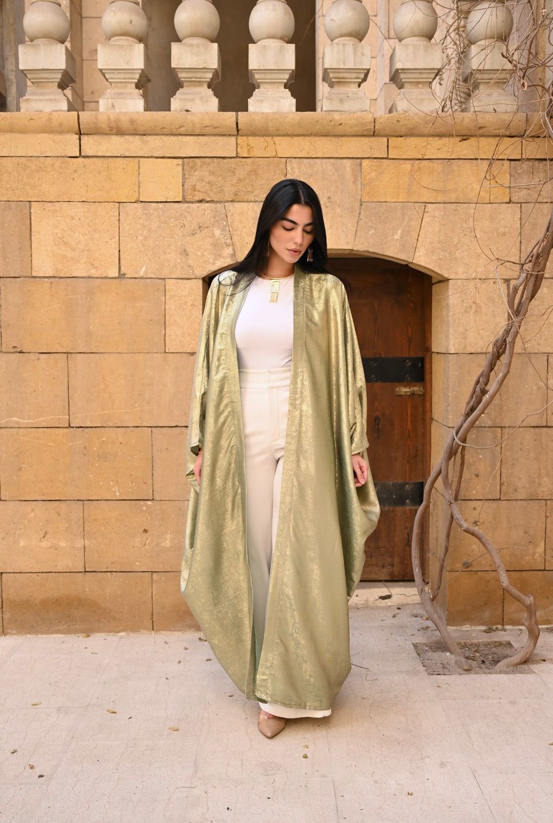 Dahab abaya pistach