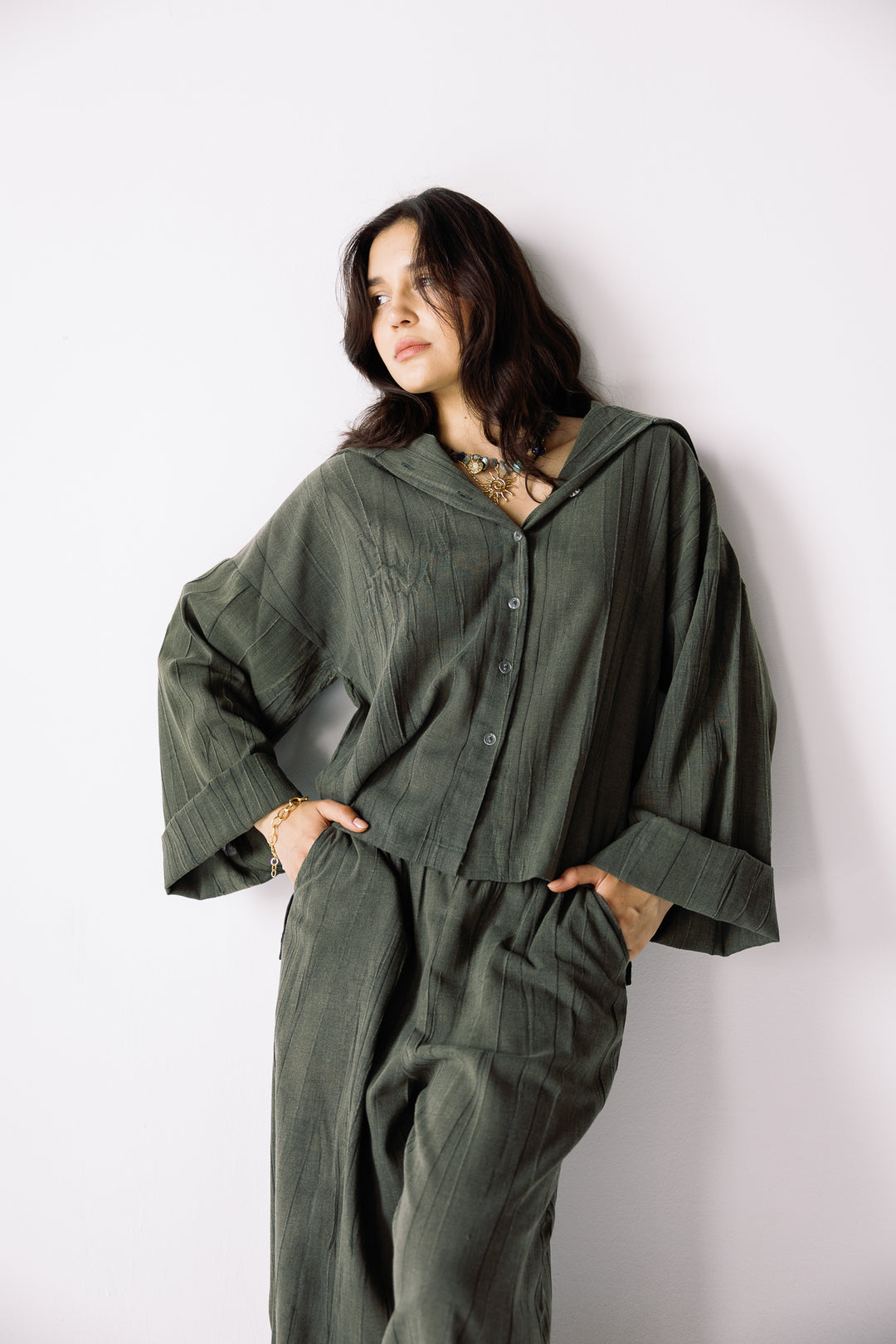 Sailor set in olive