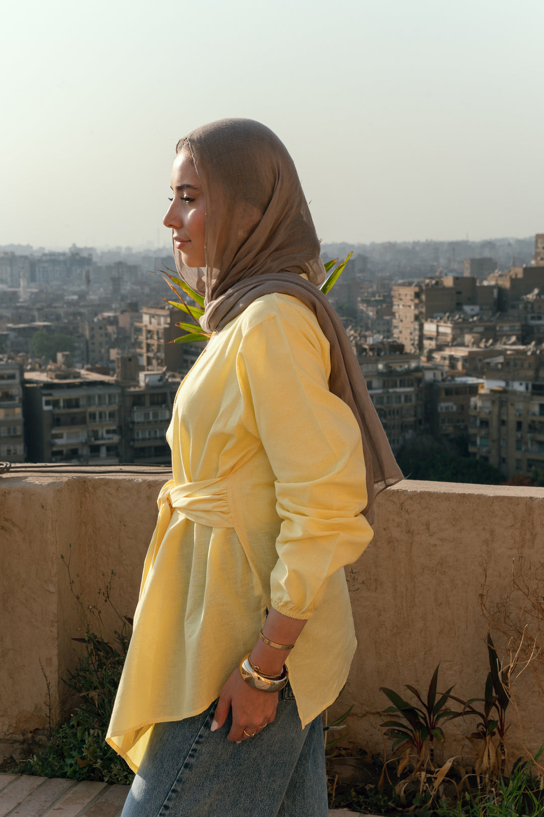 Palmer blouse in yellow